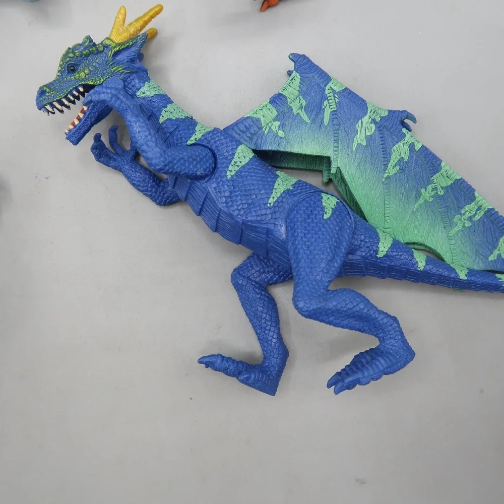 Dragons Lot Of 5 Poseable Kid Galaxy Dragons Toy Figure Fantasy 8 in